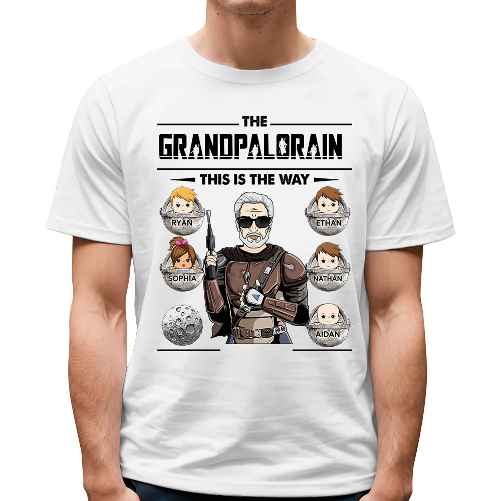 The Papalorian This Is The Way Shirt for Grandpa The Papalorian This Is The Way Shirt for Grandpa
