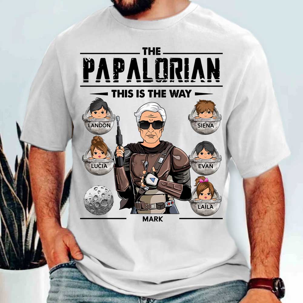 The Papalorian This Is The Way Shirt for Grandpa The Papalorian This Is The Way Shirt for Grandpa