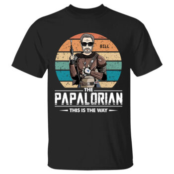 The Papalorian This Is The Way Vintage Custom Shirt for Dad Figures
