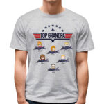 Top Gun Top Grandpa Personalized Shirt