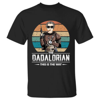 Vintage The Dadalorian This Is The Way Custom Shirt for Dad Figures