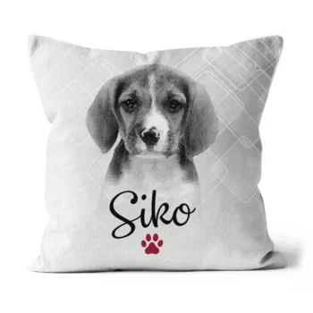 personalized pet face photo throw pillow pet memorial pillow 1