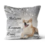 when you believe pet photo pillow pet memorial pillow 1